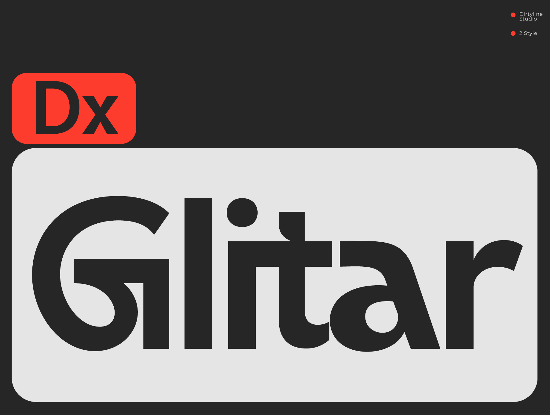 Dx Glitar Sans Serif
