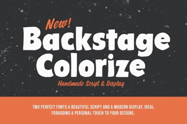 Backstage Colorize Font Duo