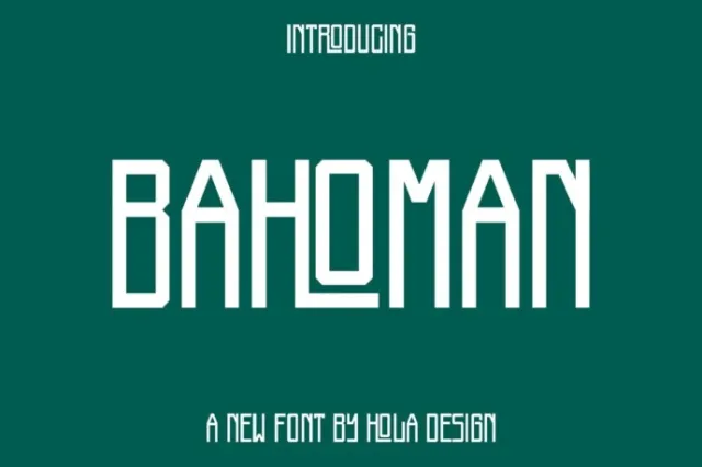Bahoman Font