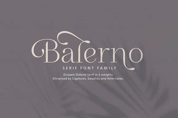 Balerno Font Family