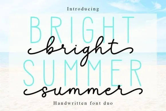 Bright Summer Duo Font