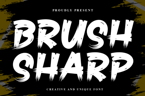 Brush Sharp Font