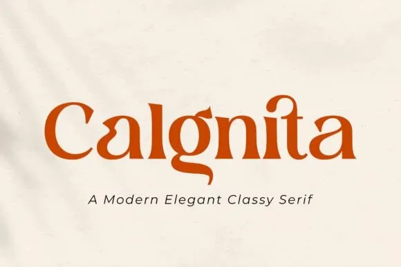 Calgnita Font