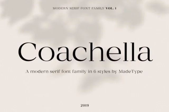 Coachella Font Family