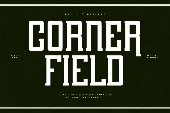 Corner Field Font