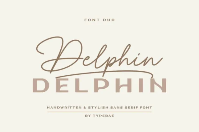 Delphin Font Duo