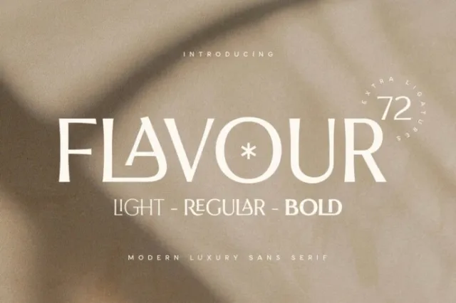 Flavour Font