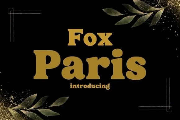 Fox Paris Font