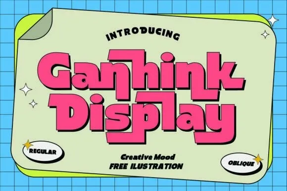 Ganhink Display Font