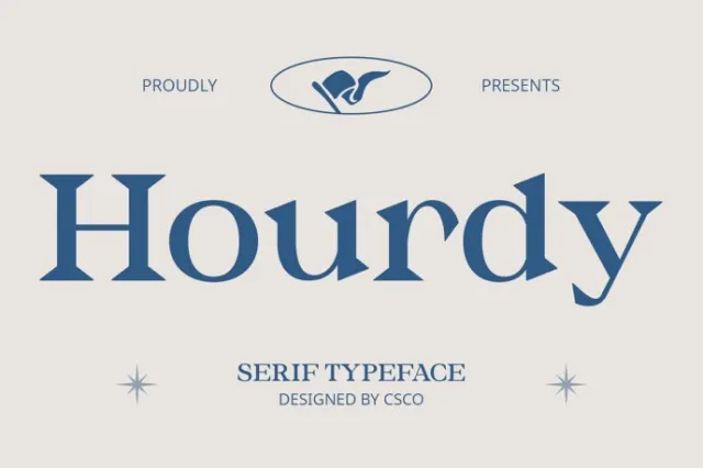 Hourdy Font