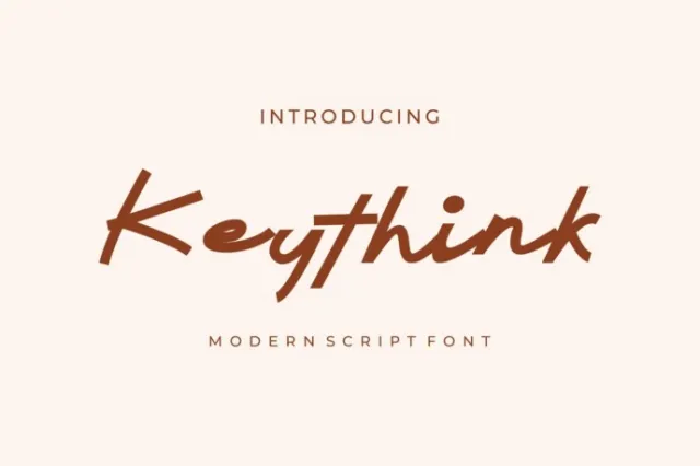Keythink Font