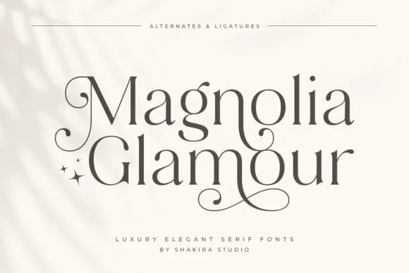 Magnolia Glamour Font