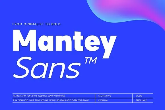 Mantey Font Family