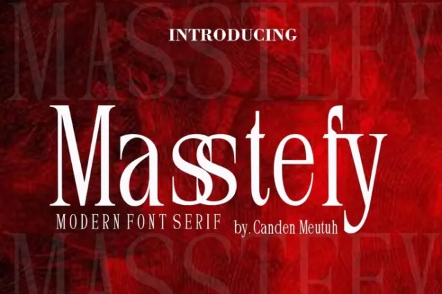 Masstefy Font