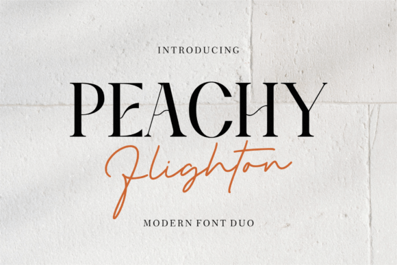 Peachy Flighton Duo Font