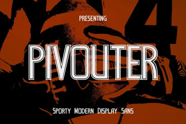 Pivouter Font