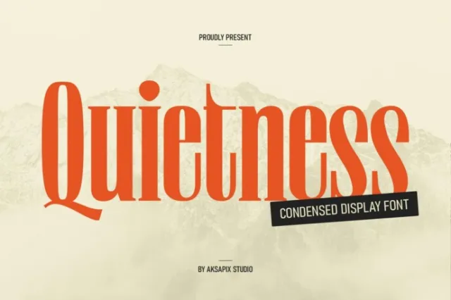 Quietness Font