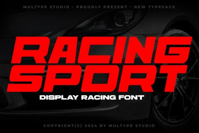 Racing Sport Font
