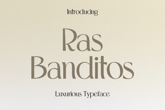 Ras Banditos Font Family