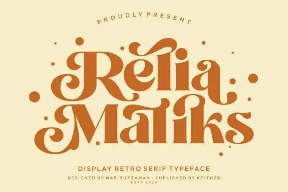 Relia Maliks Font
