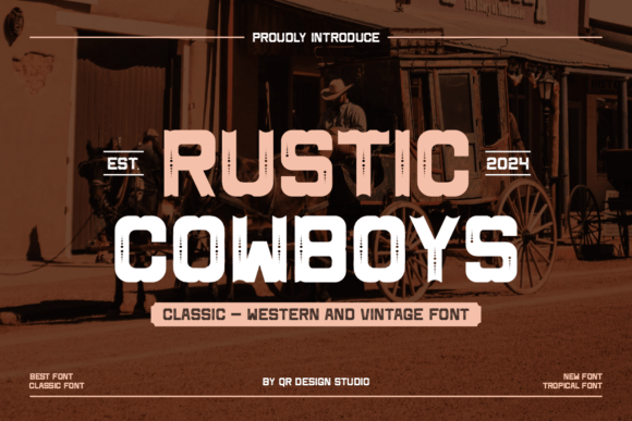 Rustic Cowboys Font