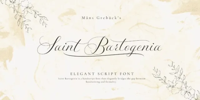 Saint Bartogenia Font